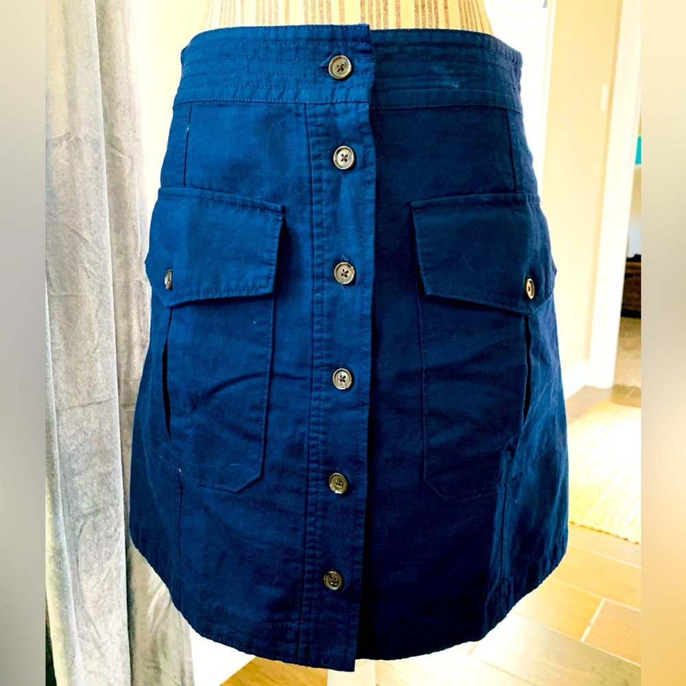 BANANA REPUBLIC Navy Skirt